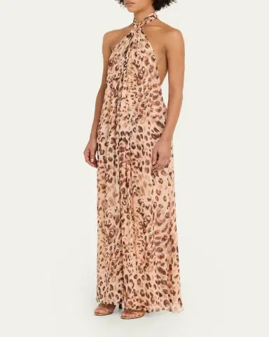 Cara Cara Marion Twisted Open-Back Halter Maxi Dress | Thumbnail 4 Cara Cara Marion Twisted Open-Back Halter Maxi Dress | Thumbnail 4