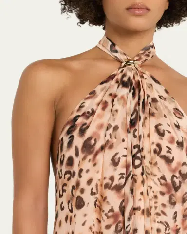 Cara Cara Marion Twisted Open-Back Halter Maxi Dress | Thumbnail 5 Cara Cara Marion Twisted Open-Back Halter Maxi Dress | Thumbnail 5
