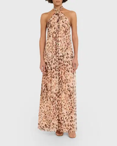 Cara Cara Marion Twisted Open-Back Halter Maxi Dress | Thumbnail 6 Cara Cara Marion Twisted Open-Back Halter Maxi Dress | Thumbnail 6