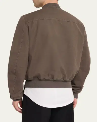 DRKSHDW RICK OWENS Men's Heavy Cotton Flight Jacket | Thumbnail 3 DRKSHDW RICK OWENS Men's Heavy Cotton Flight Jacket | Thumbnail 3