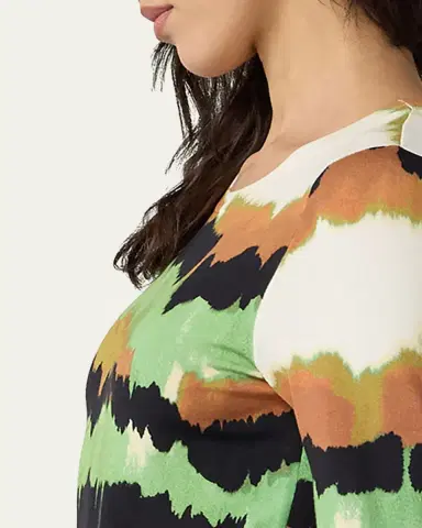Diane von Furstenberg Robin Watercolor-Print Column Maxi Dress | Thumbnail 5