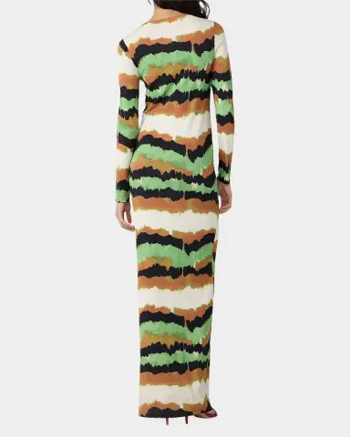 Diane von Furstenberg Robin Watercolor-Print Column Maxi Dress | Thumbnail 7