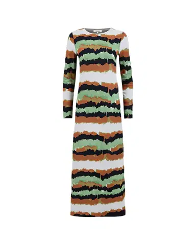 Diane von Furstenberg Robin Watercolor-Print Column Maxi Dress | Thumbnail 1