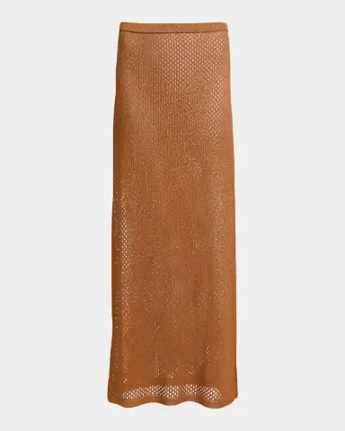 Diane von Furstenberg Harmon Straight Shimmer Mesh Knit Maxi Skirt | Thumbnail 2 Diane von Furstenberg Harmon Straight Shimmer Mesh Knit Maxi Skirt | Thumbnail 2