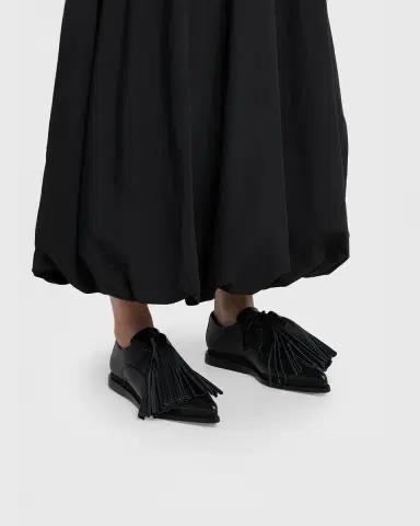 Sacai Tassel Leather Pointed-Toe Moccasins | Thumbnail 6