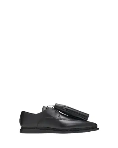 Sacai Tassel Leather Pointed-Toe Moccasins | Thumbnail 1