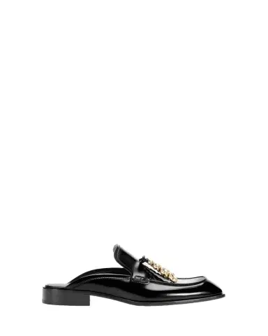 Loewe Edge Leather Loafer Mules | Thumbnail 1 Loewe Edge Leather Loafer Mules | Thumbnail 1