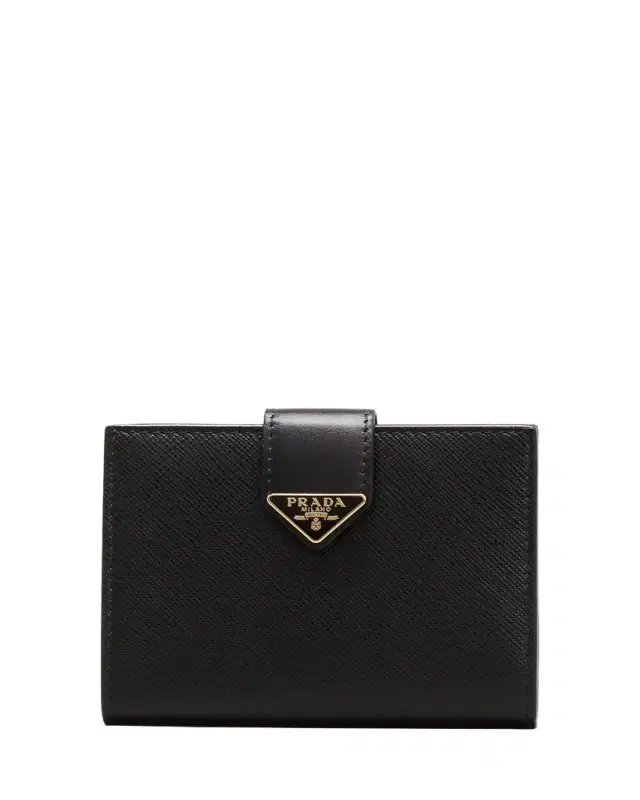 Prada Small Triangle Logo Flap Wallet