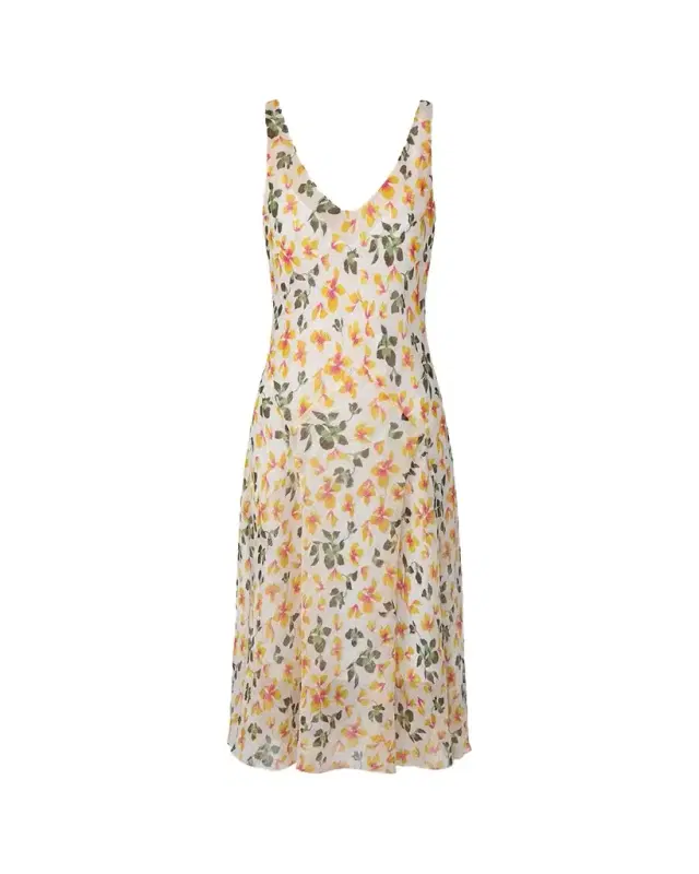 Diane von Furstenberg Jules Shimmer Floral-Print Midi Dress