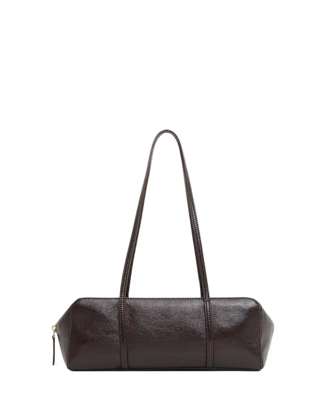 Mansur Gavriel Filo Glossy Leather Shoulder Bag