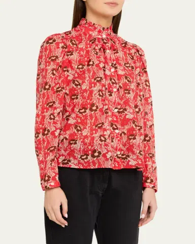 ALIX OF BOHEMIA Artemis Printed Long-Sleeve Blouse | Thumbnail 4 ALIX OF BOHEMIA Artemis Printed Long-Sleeve Blouse | Thumbnail 4