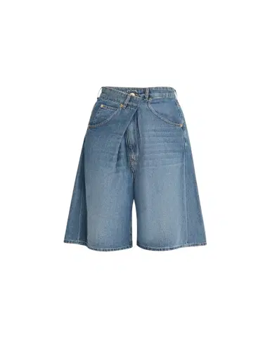 DARKPARK Ines Crossover Denim Shorts | Thumbnail 1 DARKPARK Ines Crossover Denim Shorts | Thumbnail 1