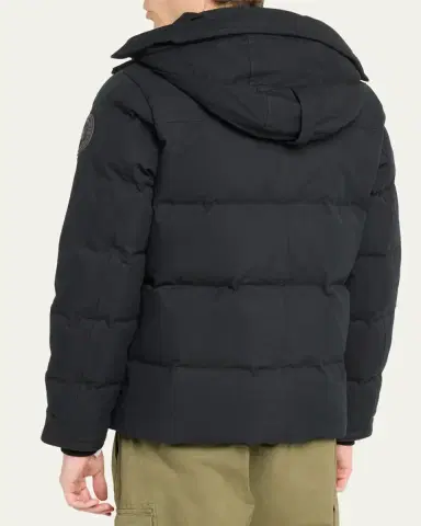 Canada Goose Men's Coated Wyndham Black Label Parka | Thumbnail 3 Canada Goose Men's Coated Wyndham Black Label Parka | Thumbnail 3