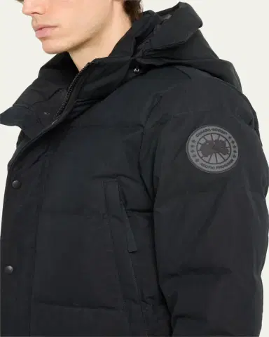 Canada Goose Men's Coated Wyndham Black Label Parka | Thumbnail 5 Canada Goose Men's Coated Wyndham Black Label Parka | Thumbnail 5