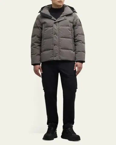 Canada Goose Men's Coated Wyndham Black Label Parka | Thumbnail 6 Canada Goose Men's Coated Wyndham Black Label Parka | Thumbnail 6