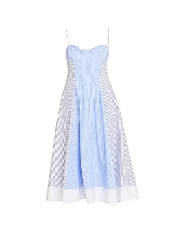 Chamberlain Striped Cotton Midi Dress