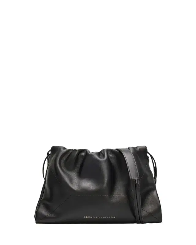Brunello Cucinelli Extra Soft Leather Pouch Bag