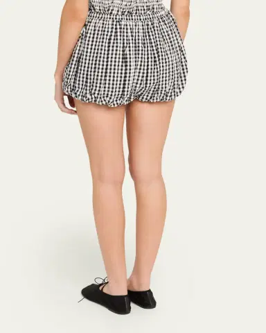 ALIX OF BOHEMIA Briar Gingham Seersucker Bloomer Shorts | Thumbnail 3 ALIX OF BOHEMIA Briar Gingham Seersucker Bloomer Shorts | Thumbnail 3