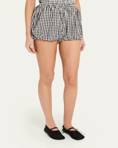 ALIX OF BOHEMIA Briar Gingham Seersucker Bloomer Shorts | Thumbnail 4 ALIX OF BOHEMIA Briar Gingham Seersucker Bloomer Shorts | Thumbnail 4