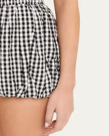 ALIX OF BOHEMIA Briar Gingham Seersucker Bloomer Shorts | Thumbnail 5 ALIX OF BOHEMIA Briar Gingham Seersucker Bloomer Shorts | Thumbnail 5
