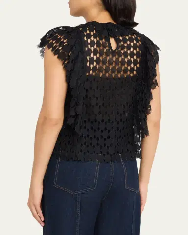 Ulla Johnson Daevy Lace Top | Thumbnail 3