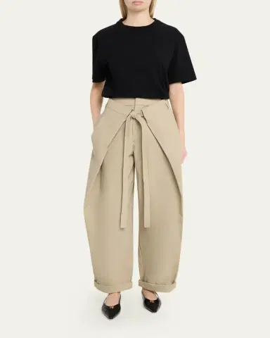 DARKPARK Stela Tie-Front Barrel Pants | Thumbnail 2