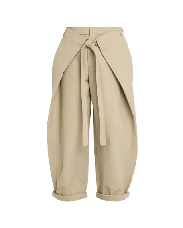 Stela Tie-Front Barrel Pants