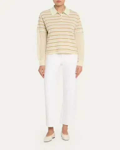 Guest In Residence Layered Stripe Cashmere Rugby Sweater | Thumbnail 2 Guest In Residence Layered Stripe Cashmere Rugby Sweater | Thumbnail 2