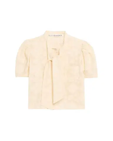 ALIX OF BOHEMIA Chance Eyelet Tie-Neck Top | Thumbnail 1 ALIX OF BOHEMIA Chance Eyelet Tie-Neck Top | Thumbnail 1