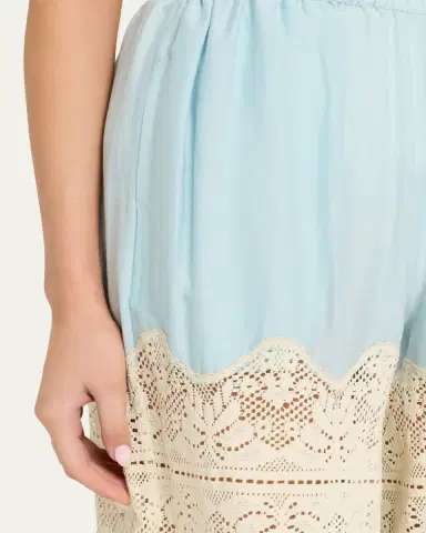ALIX OF BOHEMIA Margie Wide-Leg Lace Panel Pants | Thumbnail 5 ALIX OF BOHEMIA Margie Wide-Leg Lace Panel Pants | Thumbnail 5