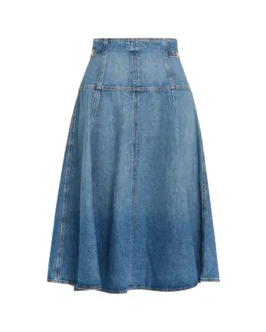 Ulla Johnson Brigette Denim Midi Skirt | Thumbnail 1 Ulla Johnson Brigette Denim Midi Skirt | Thumbnail 1