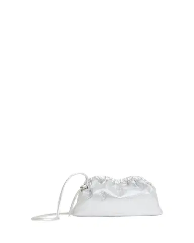 Mansur Gavriel Cloud Mini Metallic Leather Clutch Bag | Thumbnail 1 Mansur Gavriel Cloud Mini Metallic Leather Clutch Bag | Thumbnail 1