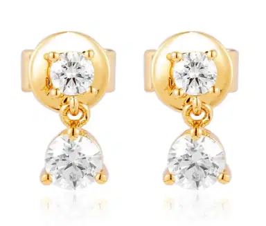 Wish Fine Jewelry 0.52ct Diamond 14K Gold Stud Earrings | Thumbnail 1 Wish Fine Jewelry 0.52ct Diamond 14K Gold Stud Earrings | Thumbnail 1