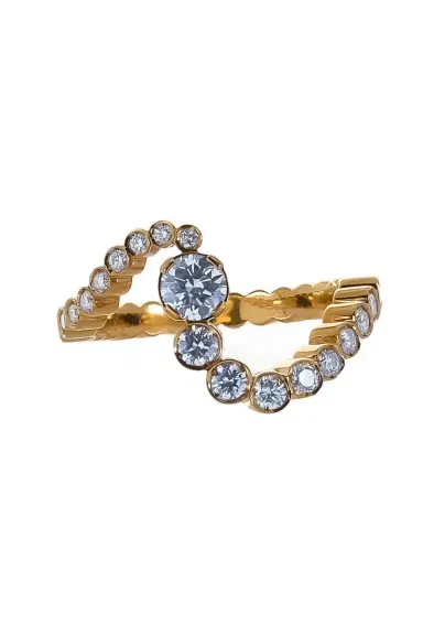 Sophie Bille Brahe Diamond Ocean Ensemble Ring | Thumbnail 1 Sophie Bille Brahe Diamond Ocean Ensemble Ring | Thumbnail 1