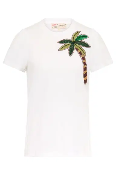 MAISON COMMON Palm Tree Embroidered T-Shirt | Thumbnail 1