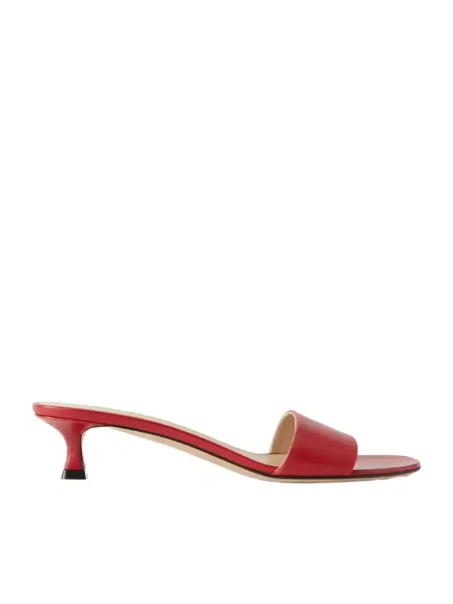 Combo Leather Mules