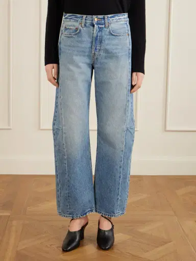 B SIDES Slim Lasso High-rise Wide-leg Jeans | Thumbnail 3