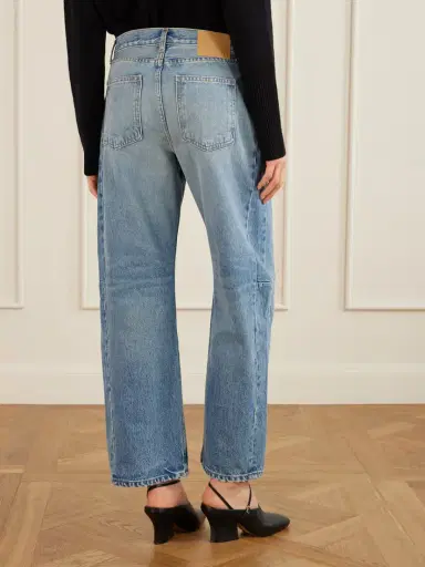 B SIDES Slim Lasso High-rise Wide-leg Jeans | Thumbnail 4