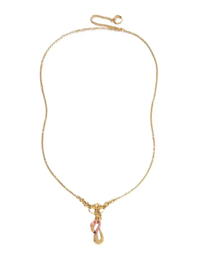 Gold-tone And Enamel Necklace