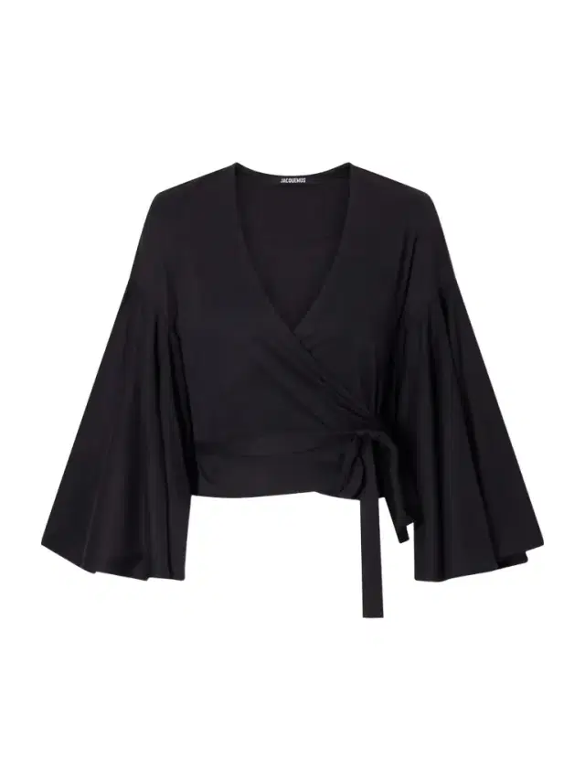 The Ventadou Paper-blend Wrap Top