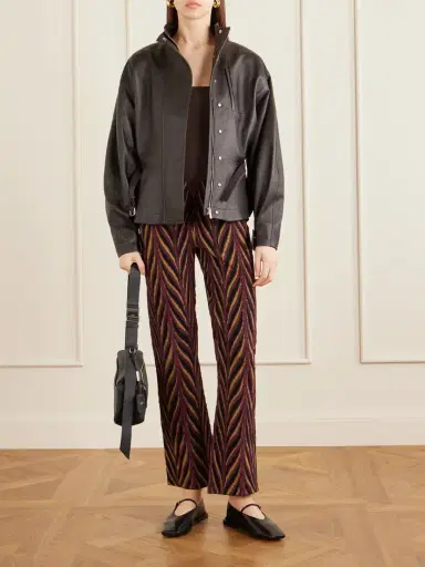 Proenza Schouler Amelia Jacquard-knit Flared Pants | Thumbnail 2 Proenza Schouler Amelia Jacquard-knit Flared Pants | Thumbnail 2