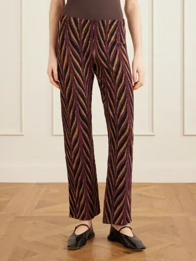 Proenza Schouler Amelia Jacquard-knit Flared Pants | Thumbnail 3 Proenza Schouler Amelia Jacquard-knit Flared Pants | Thumbnail 3