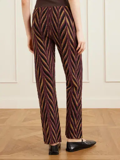 Proenza Schouler Amelia Jacquard-knit Flared Pants | Thumbnail 4 Proenza Schouler Amelia Jacquard-knit Flared Pants | Thumbnail 4