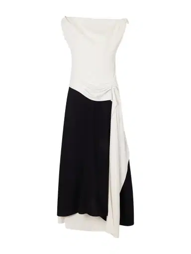 Proenza Schouler Daliah Satin-trimmed Crepe Maxi Dress | Thumbnail 1