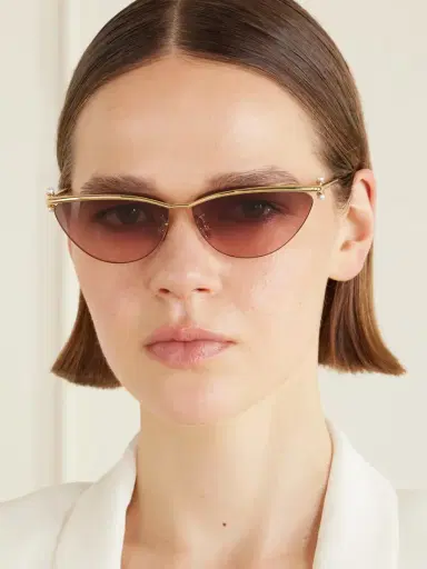 DIOR Eyewear Diortribales B2u Cat-eye Gold-tone Sunglasses | Thumbnail 2