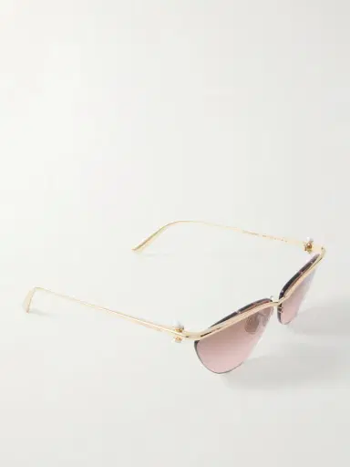 DIOR Eyewear Diortribales B2u Cat-eye Gold-tone Sunglasses | Thumbnail 3