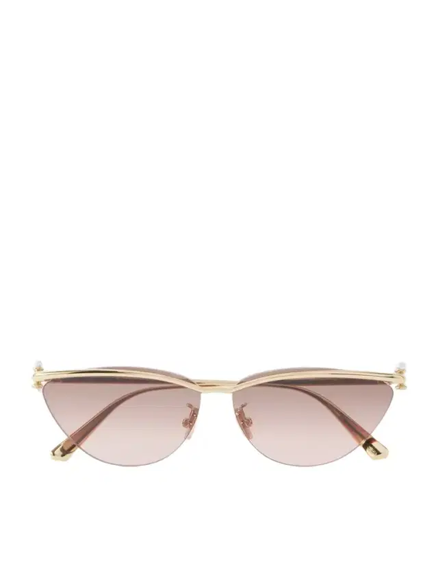 DIOR Eyewear Diortribales B2u Cat-eye Gold-tone Sunglasses