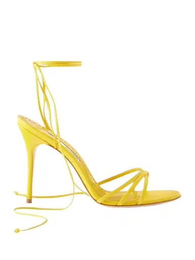 Manolo Blahnik Leva 105 Leather Sandals | Thumbnail 1 Manolo Blahnik Leva 105 Leather Sandals | Thumbnail 1