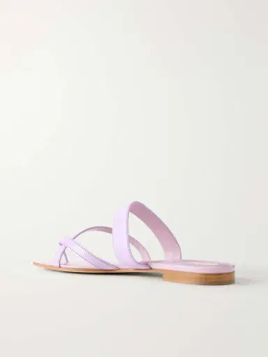 Manolo Blahnik Susa Leather Sandals | Thumbnail 3