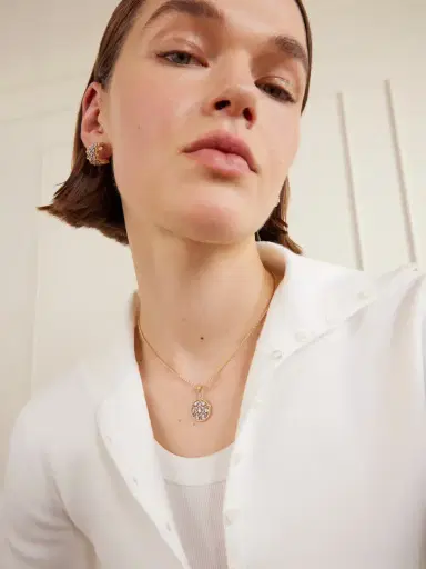 Buccellati Rombi 18-karat Yellow And White Gold Diamond Earrings | Thumbnail 2 Buccellati Rombi 18-karat Yellow And White Gold Diamond Earrings | Thumbnail 2